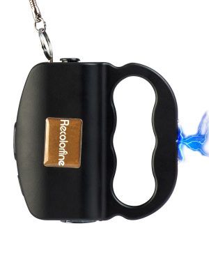 RECOLORFINE Stun Gun with LED Flashlight,Women Outdoor Personal Defense Tool,Rechargeable Stun Guns